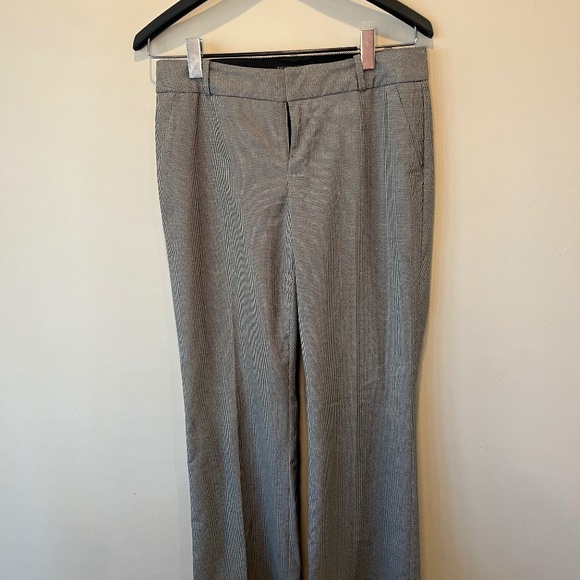 Banana Republic lined black and white Martin fit size 6 pants - Picture 1 of 4